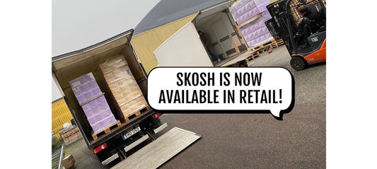 Skosh is now available in retail
